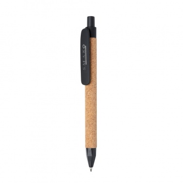 Logotrade promotional gift picture of: Write wheatstraw and cork pen