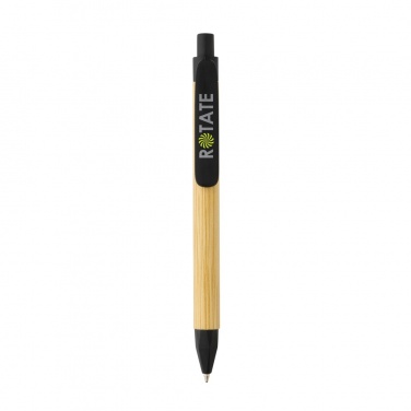 Logotrade promotional products photo of: Write responsible recycled paper barrel pen