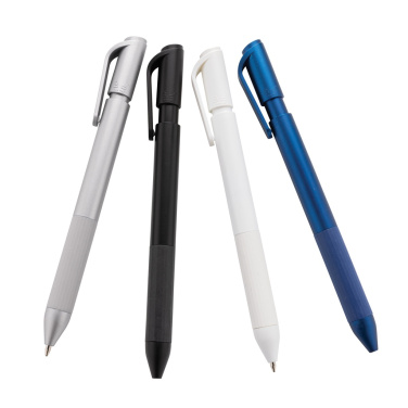 Logo trade advertising products picture of: TwistLock GRS certified recycled ABS pen
