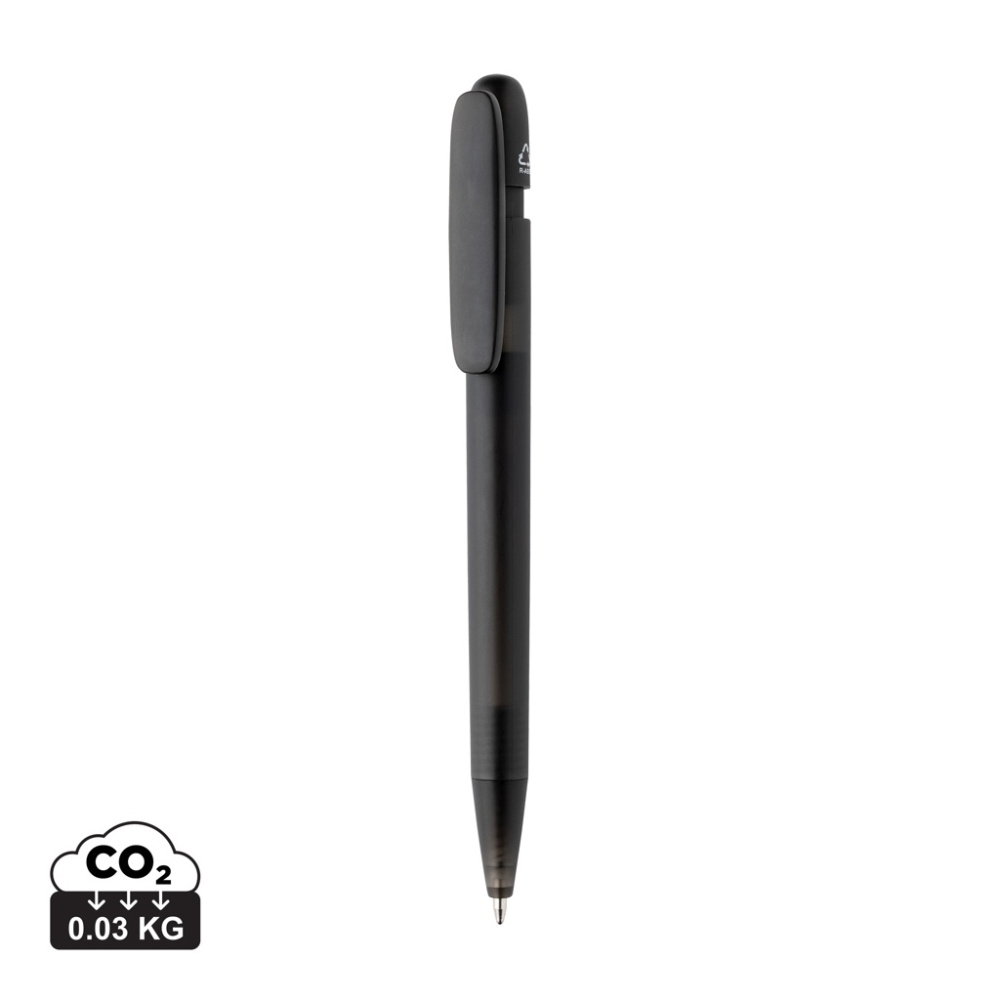 Logo trade promotional items picture of: Devin GRS certified RABS pen transparent
