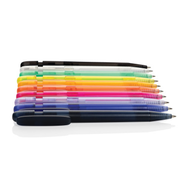 Logo trade promotional gifts picture of: Devin GRS certified RABS pen transparent