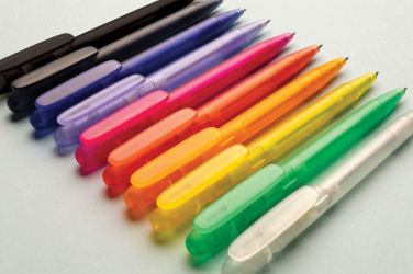 Logo trade promotional item photo of: Devin GRS certified RABS pen transparent