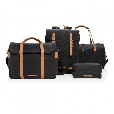 Logotrade promotional item image of: Canvas toiletry bag PVC free