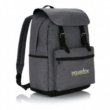 Logo trade promotional product photo of: Laptop backpack with magnetic buckle straps