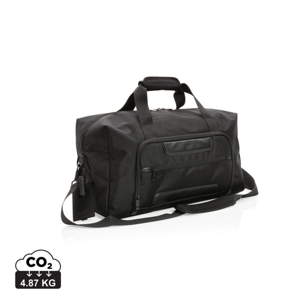 Logo trade promotional item photo of: Swiss Peak AWARE™ RPET Voyager weekend bag