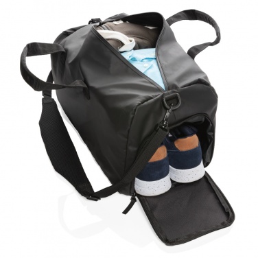 Logo trade promotional item photo of: Fashion black weekend bag PVC free