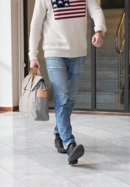 Logotrade promotional items photo of: Canvas laptop bag PVC free