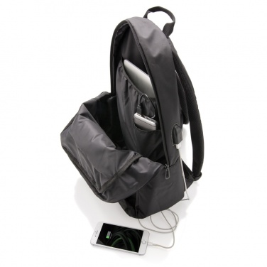 Logo trade promotional merchandise photo of: Power USB laptop backpack