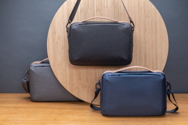 Logo trade advertising products image of: Impact AWARE™ 300D two tone deluxe 15.6" laptop bag