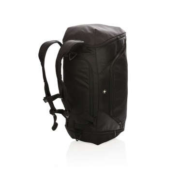 Logo trade corporate gift photo of: Swiss Peak RFID sports duffel & backpack