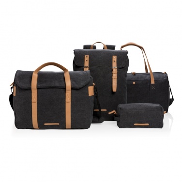 Logotrade promotional item picture of: Canvas laptop backpack PVC free