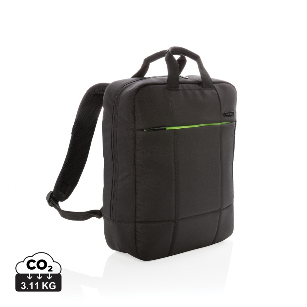 Logo trade promotional item photo of: Soho business RPET 15.6" laptop backpack PVC free