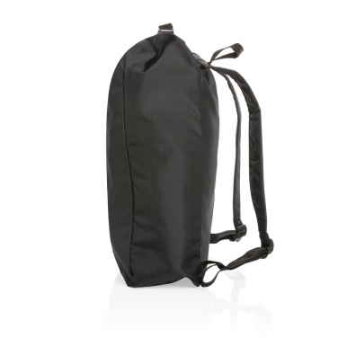 Logotrade promotional giveaways photo of: Impact AWARE™ RPET lightweight rolltop backpack