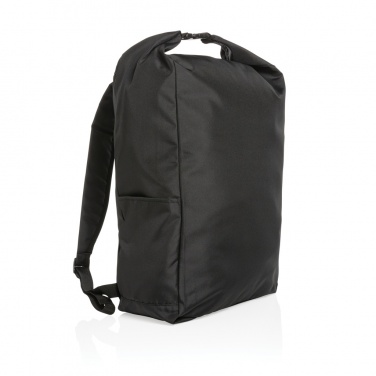 Logotrade business gift image of: Impact AWARE™ RPET lightweight rolltop backpack