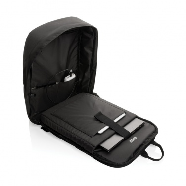 Logo trade promotional merchandise photo of: Swiss Peak AWARE™ RFID anti-theft 15.6'' laptop backpack