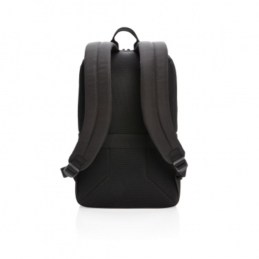 Logotrade advertising products photo of: Swiss Peak AWARE™ RFID and USB A laptop backpack