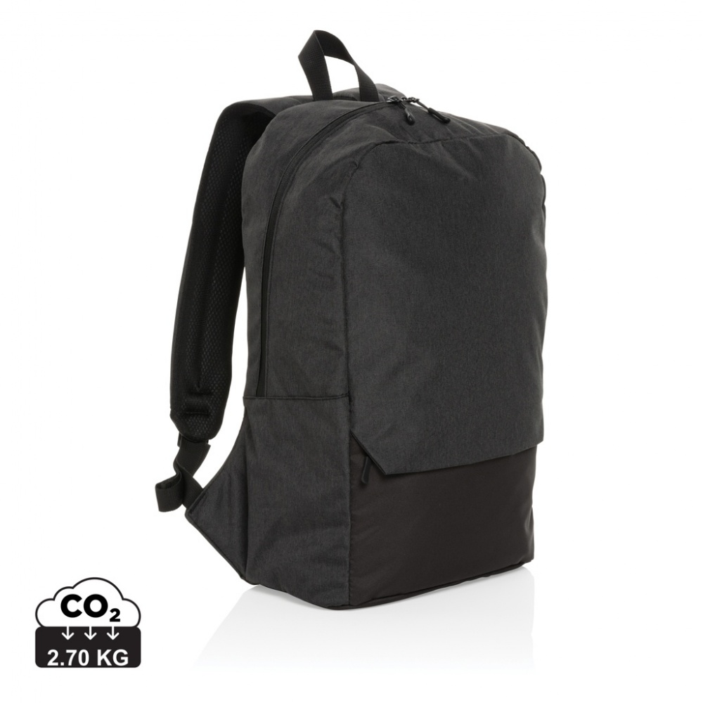 Logo trade promotional giveaways picture of: Kazu AWARE™ RPET basic 15.6 inch laptop backpack