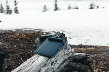 Logotrade promotional merchandise image of: Pedro AWARE™ RPET deluxe backpack with 5W solar panel