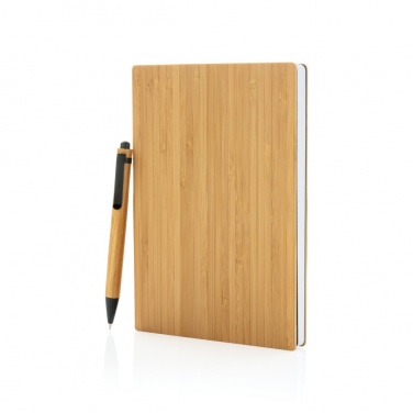 Logotrade promotional items photo of: A5 Bamboo notebook & pen set
