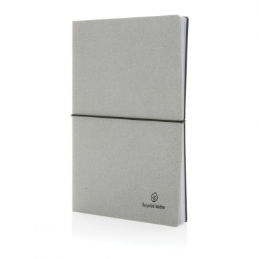 Logotrade promotional product picture of: A5 recycled leather notebook