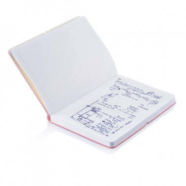 Logo trade promotional gifts image of: Deluxe softcover A5 notebook