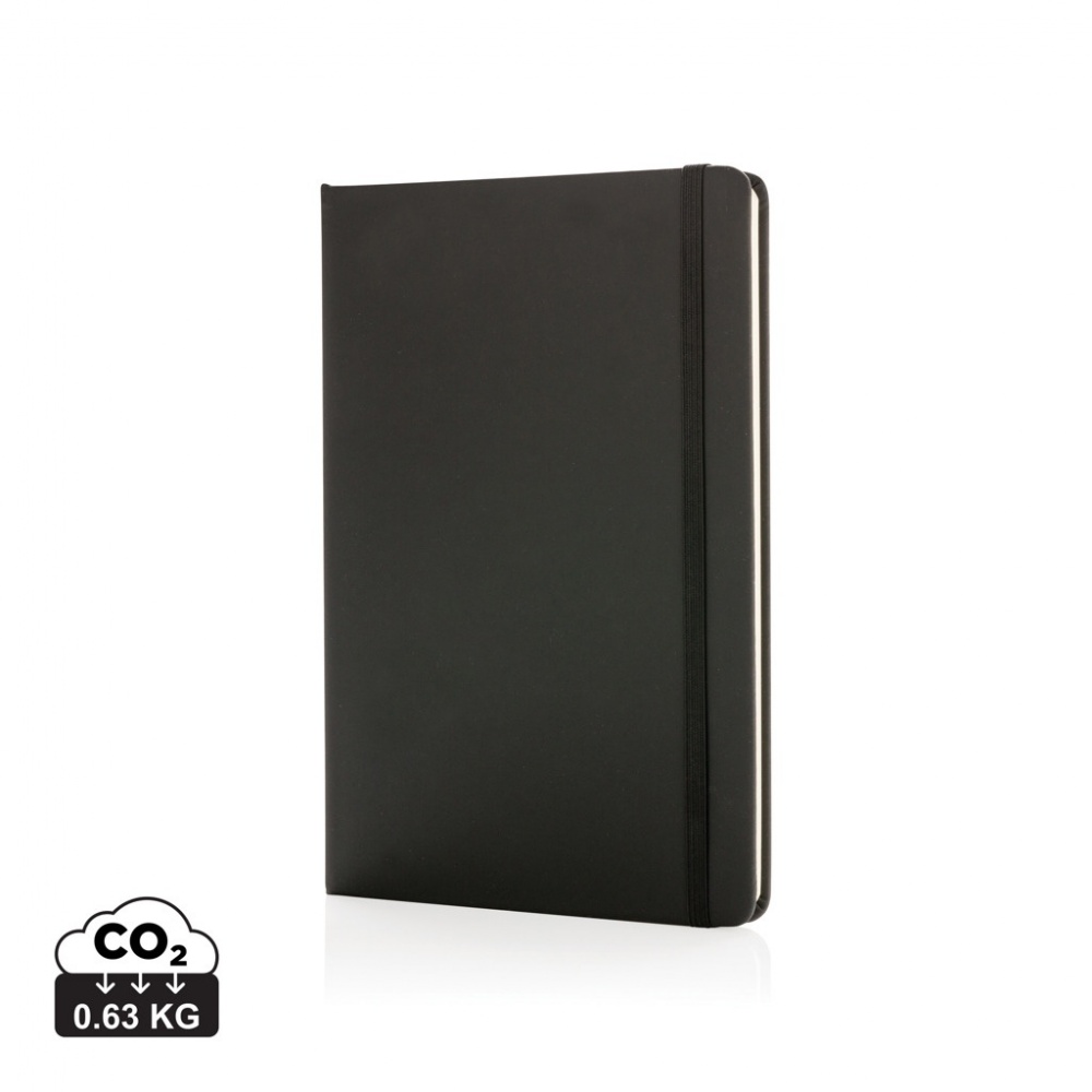 Logo trade corporate gifts image of: Standard hardcover PU notebook A5