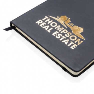 Logo trade promotional merchandise photo of: Standard hardcover PU notebook A5