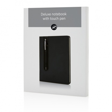 Logotrade corporate gift picture of: Standard hardcover PU A5 notebook with stylus pen