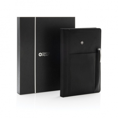 Logotrade advertising product picture of: Refillable notebook and pen set