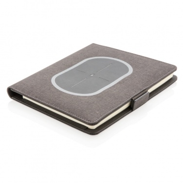 Logotrade advertising products photo of: Air 5W wireless charging notebook cover A5