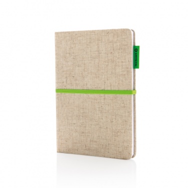 Logotrade promotional item image of: A5 jute notebook