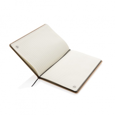 Logo trade promotional merchandise picture of: A5 kraft notebook