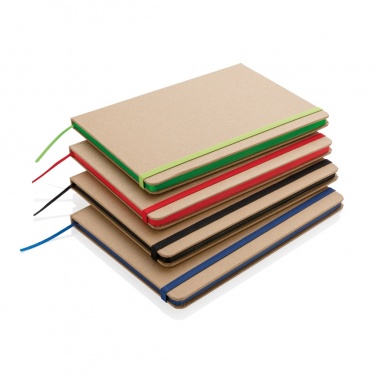 Logo trade advertising products image of: A5 kraft notebook