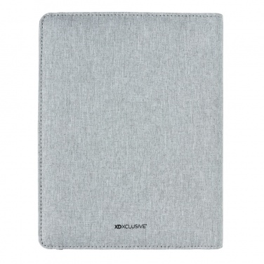 Logotrade business gift image of: Air 5W wireless charging notebook with 5000mAh powerbank