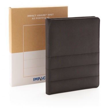 Logo trade corporate gifts image of: Impact AWARE™ RPET A5 notebook