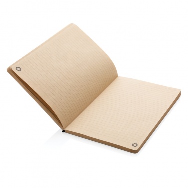 Logo trade promotional item photo of: A5 cork & kraft notebook