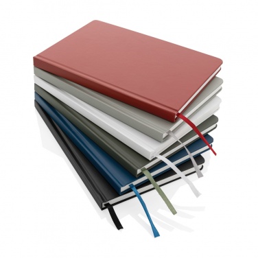 Logo trade promotional merchandise photo of: A5 Impact stone paper hardcover notebook