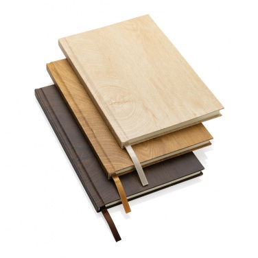 Logotrade advertising product image of: Kavana wood print A5 notebook