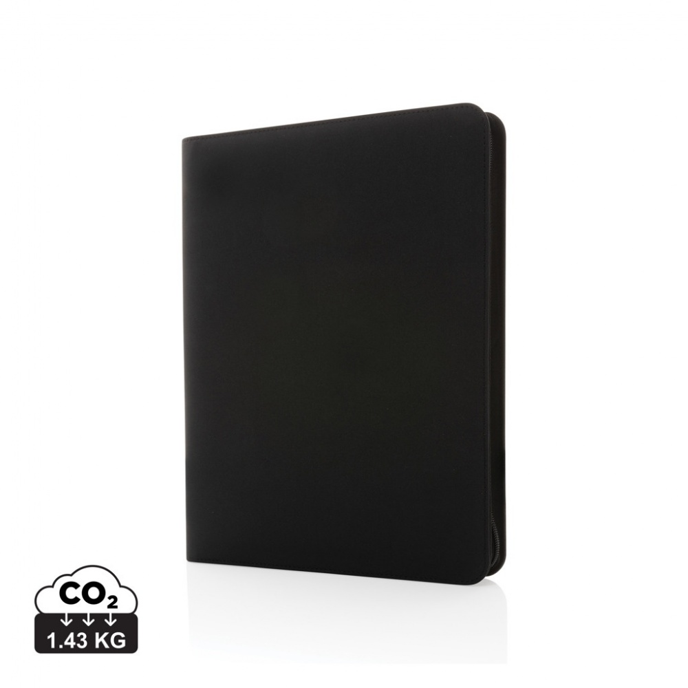 Logo trade promotional merchandise photo of: Impact Aware™ deluxe 300D tech portfolio with zipper