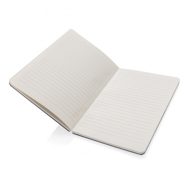 Logo trade promotional products image of: Phrase GRS certified recycled felt A5 notebook
