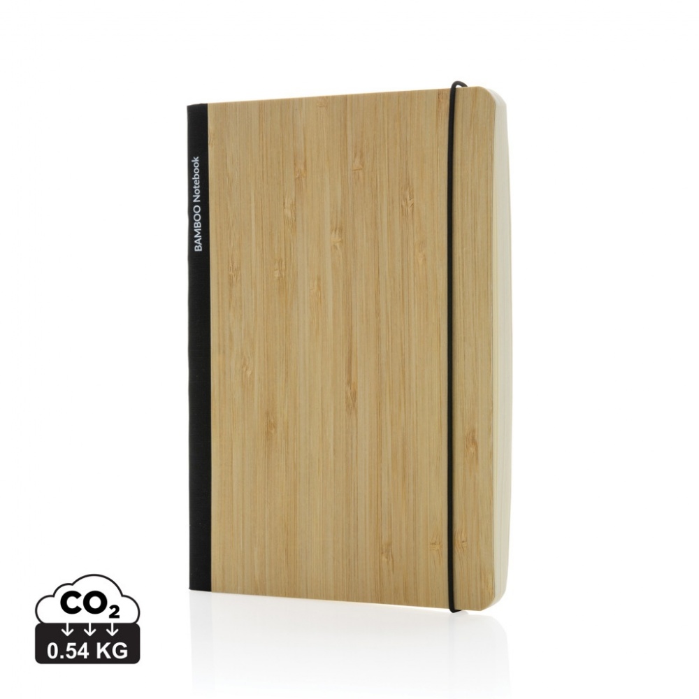 Logo trade advertising products picture of: Scribe bamboo A5 Notebook