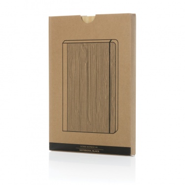 Logo trade promotional products image of: Scribe bamboo A5 Notebook