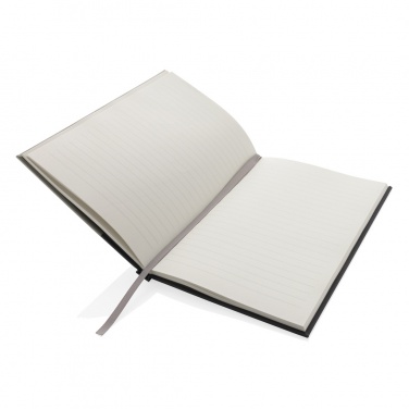 Logo trade promotional merchandise photo of: Words GRS certified RPET & Kraft A5 notebook