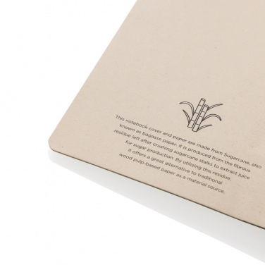 Logotrade advertising product image of: Stylo Sugarcane paper A5 Notebook