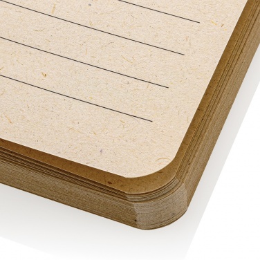 Logo trade business gifts image of: Stylo Sugarcane paper A5 Notebook