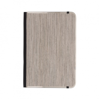 Logotrade promotional product picture of: Treeline A5 wooden cover deluxe notebook