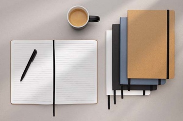Logotrade promotional merchandise image of: Craftstone A5 recycled kraft and stonepaper notebook