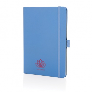 Logotrade promotional item picture of: Sam A5 RCS certified bonded leather classic notebook