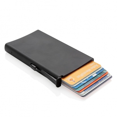 Logo trade advertising products image of: Standard aluminium RFID cardholder