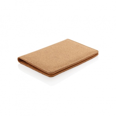 Logo trade promotional gifts image of: Cork secure RFID passport cover